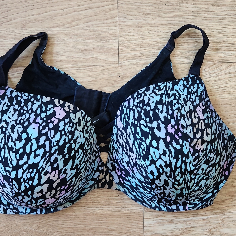 Multicolor Animal Print Women's Bra